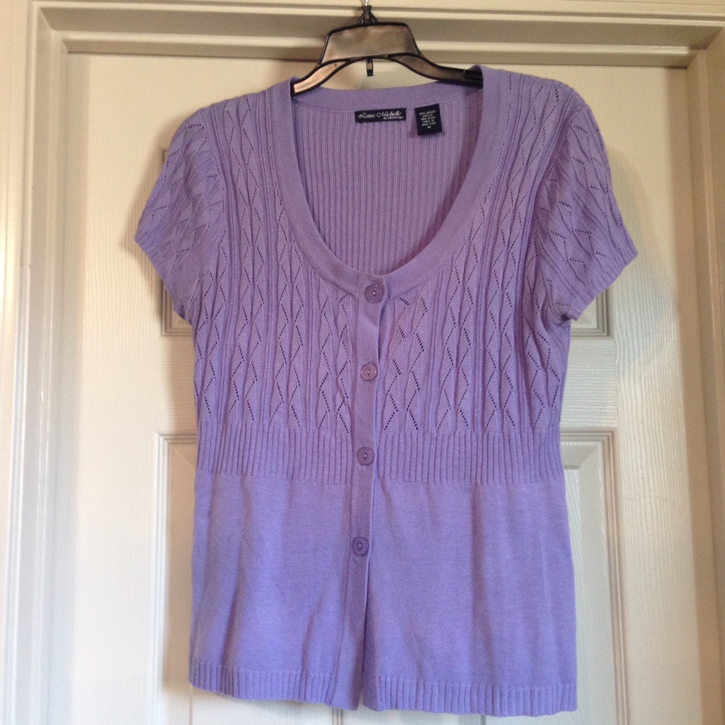Lavender Button Down Blouse